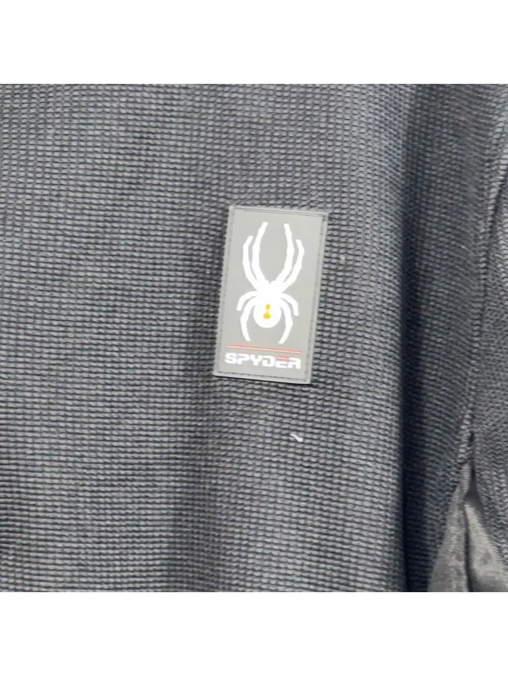 Spyder Large Black Quarter-Zip Pullover Sweater